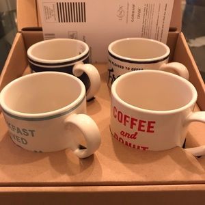 Kate spade all in good taste mugs (new)